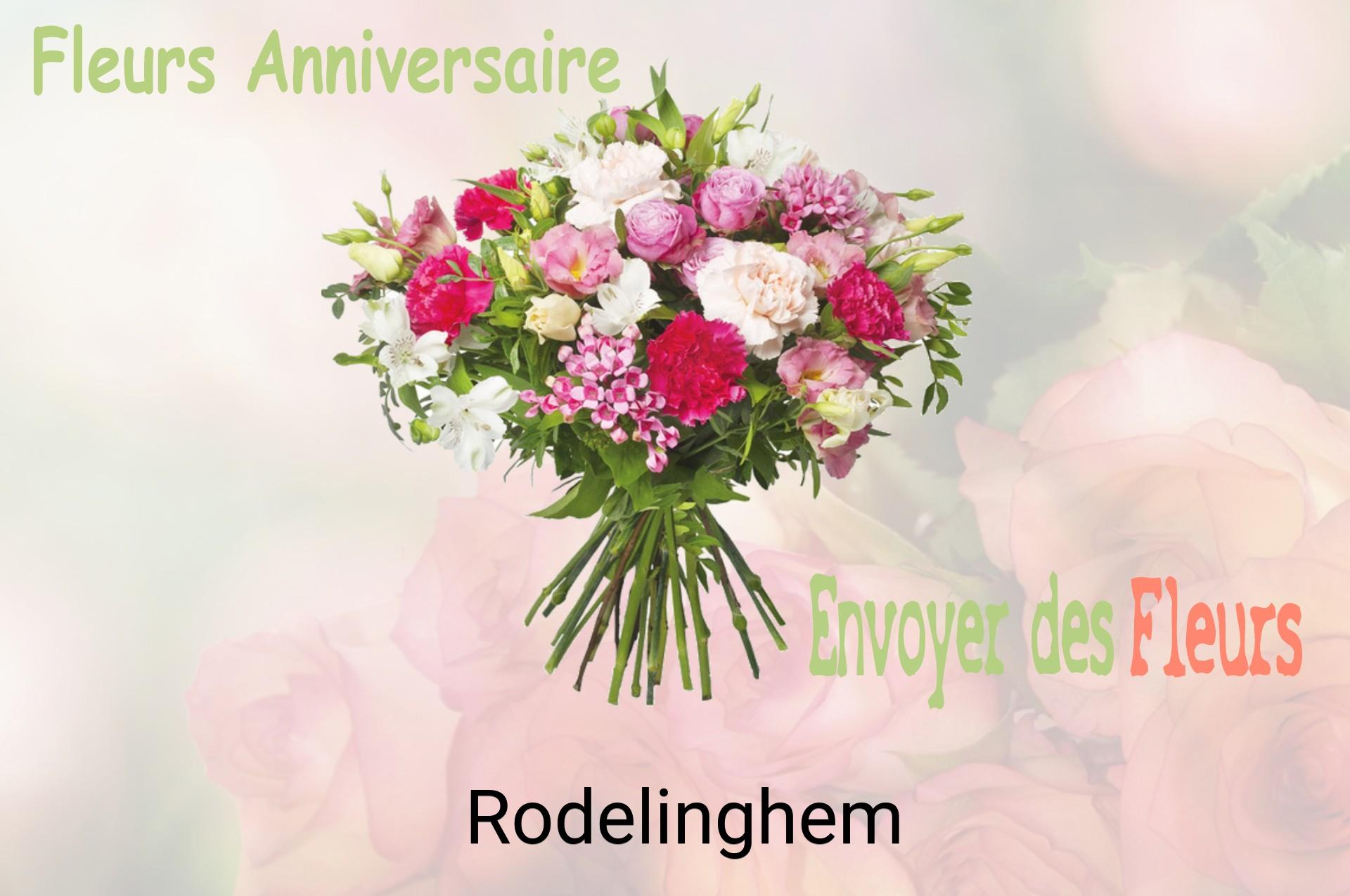 Bouquet de fleurs d’anniversaire livré à Rodelinghem