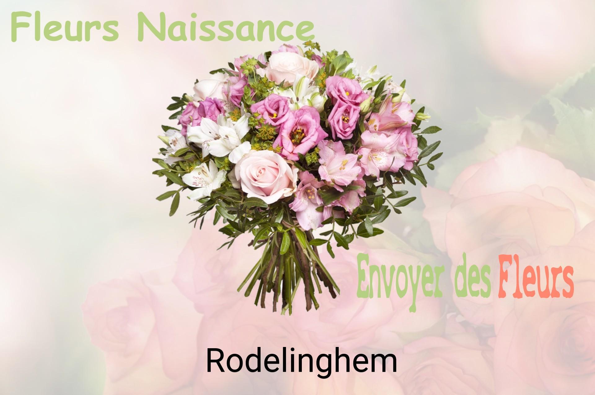 Bouquet de fleurs de naissance livré à Rodelinghem